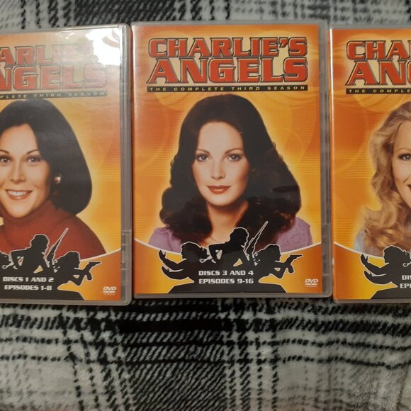 CHARLIE'S ANGELS COMPLETE 3 SEASON KATE JACKSON, JACLYN SMITH, CHERYL LADD DVD - Picture 7 of 16